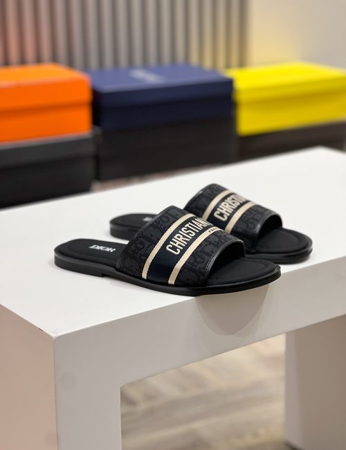 Christian Dior CD Brand Totem Fabric Casual Sandals