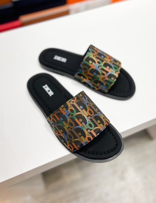 Christian Dior CD Brand Totem Fabric Casual Sandals