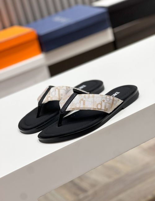 Christian Dior CD Brand Totem Fabric Casual Sandals