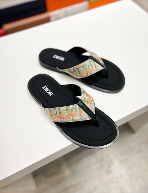 Christian Dior CD Brand Totem Fabric Casual Sandals