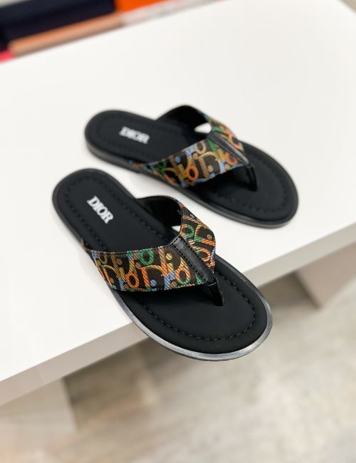 Christian Dior CD Brand Totem Fabric Casual Sandals