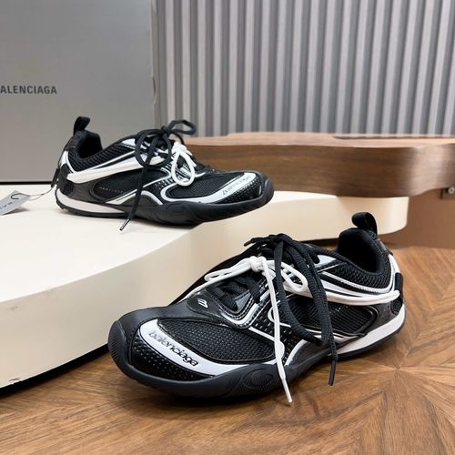 Balenciaga Radar Vintage Distressed Mesh Sneakers