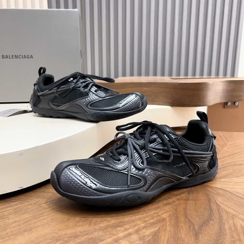 Balenciaga Radar Vintage Distressed Mesh Sneakers