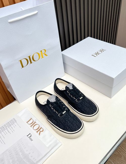 Christian Dior CD Embroidered Fabric Casual Shoes
