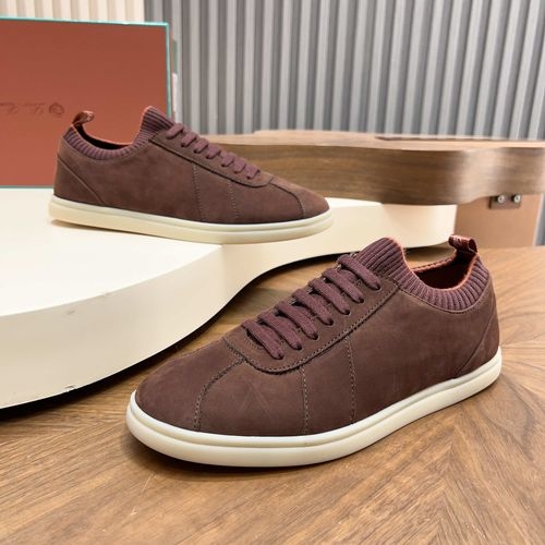 Loro Piana LP Soho Walk Casual Shoes With Double-Color Knit Trim