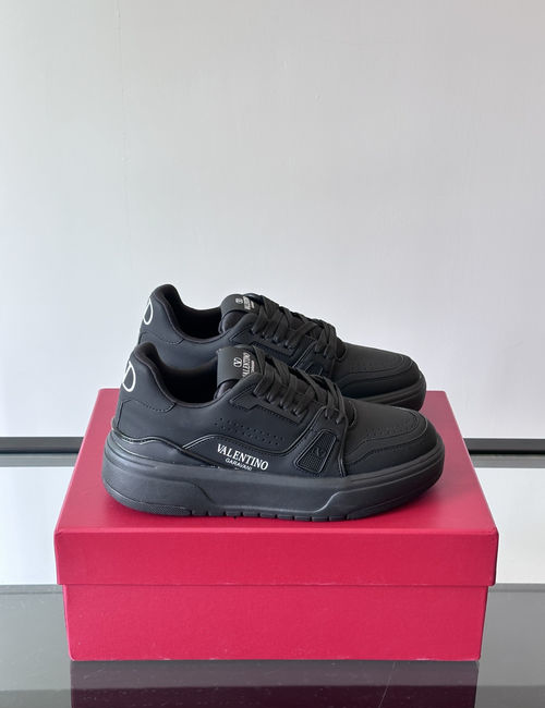 Valentino Quilted Chunky Platform Casual Sneakers