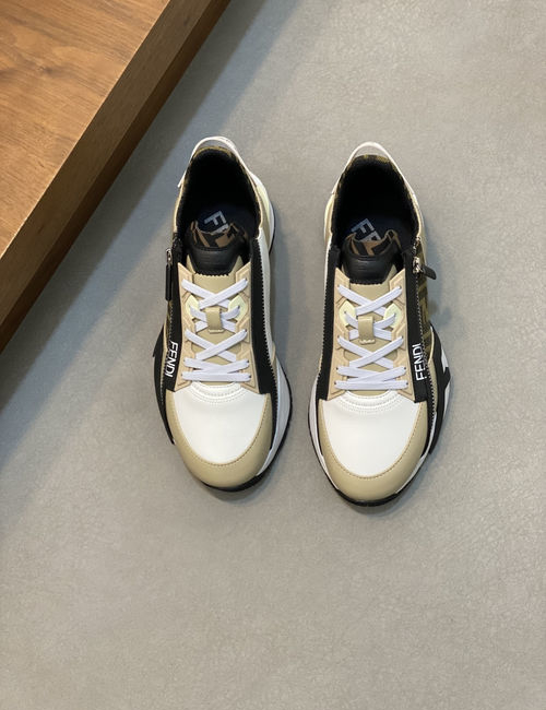 Fendi Flow Casual Shoes Leather Eva Sole