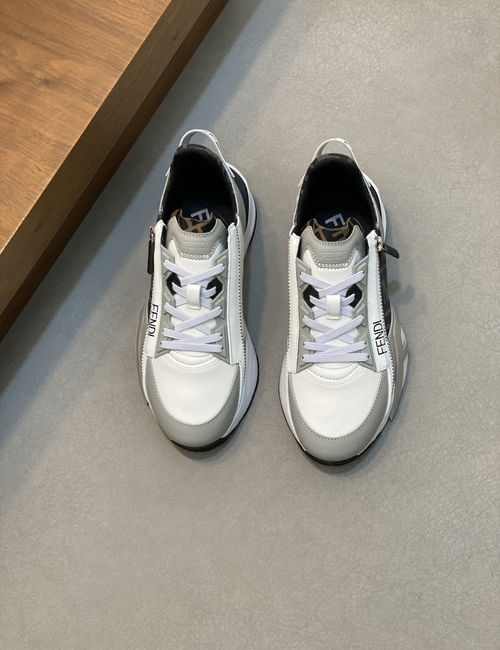 Fendi Flow Casual Shoes Leather Eva Sole