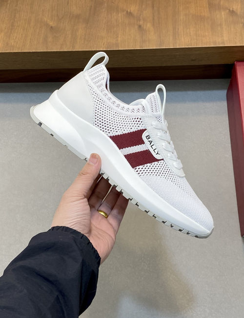 Bally Knit Slip-On Sneakers With Logo Detail