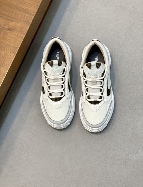Fendi Casual Sneakers With Leather Upper