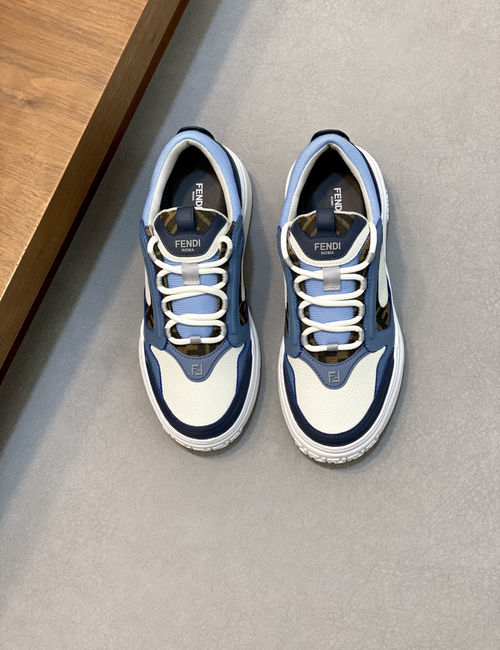 Fendi Casual Sneakers With Leather Upper