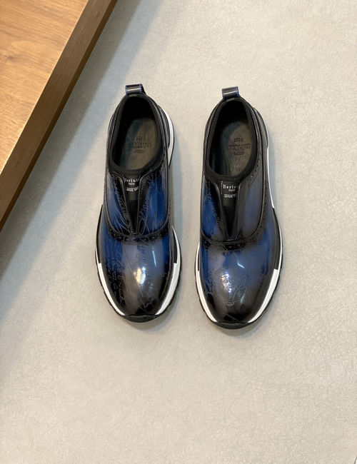 Berluti Hand-rubbed Cowhide Leather Casual Shoes