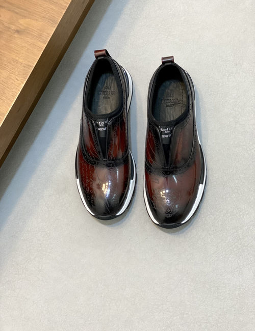 Berluti Hand-rubbed Cowhide Leather Casual Shoes