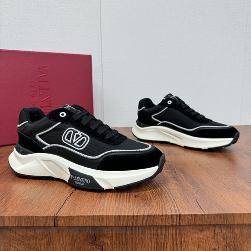 Valentino FREEDOTS Series All Black Sneakers