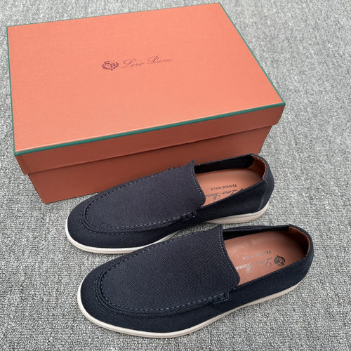Loro Piana LP Wish Wool Blend Knit Moccasin Sneakers
