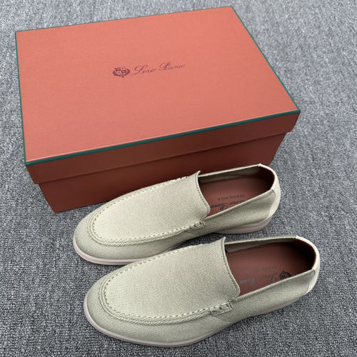 Loro Piana LP Wish Wool Blend Knit Moccasin Sneakers