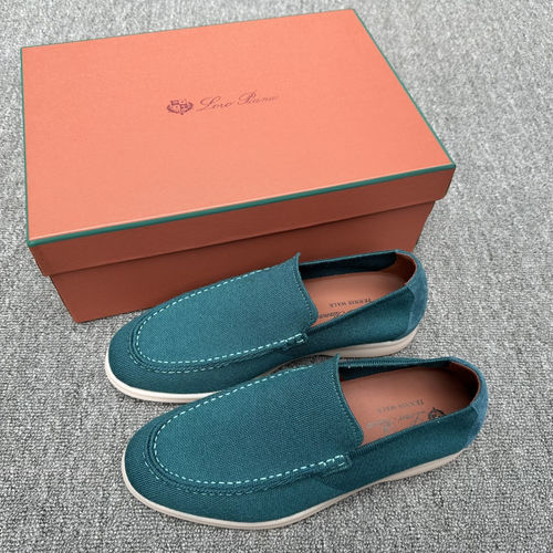 Loro Piana LP Wish Wool Blend Knit Moccasin Sneakers