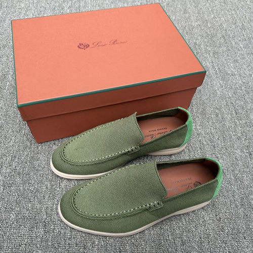 Loro Piana LP Wish Wool Blend Knit Moccasin Sneakers