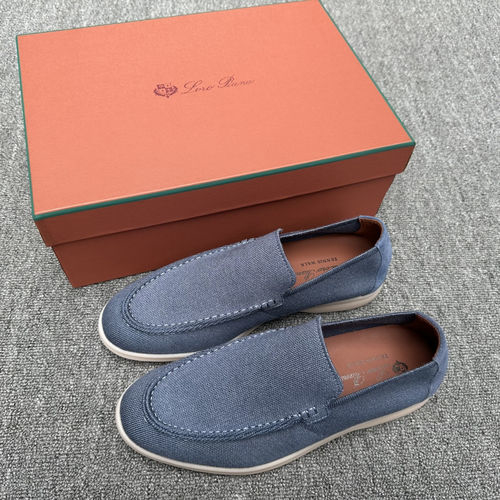 Loro Piana LP Wish Wool Blend Knit Moccasin Sneakers