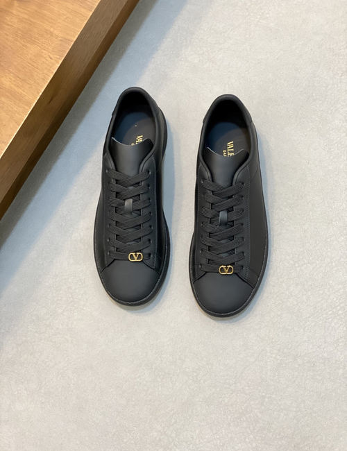 Valentino Nappa Leather Upper Casual Skate Shoes
