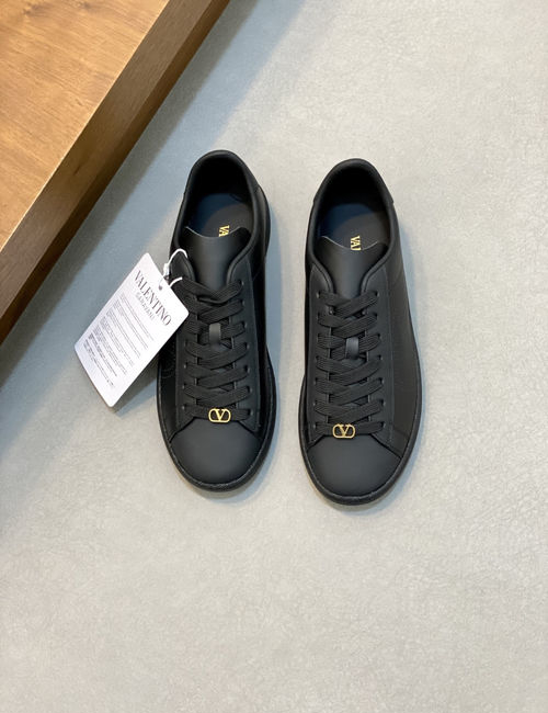 Valentino Nappa Leather Upper Casual Skate Shoes