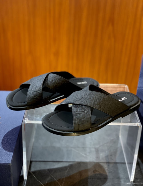 Christian Dior CD Alias Cross-strap Slides