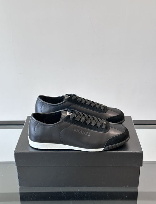 Chanel Genuine Leather Casual Comfort Sneakers