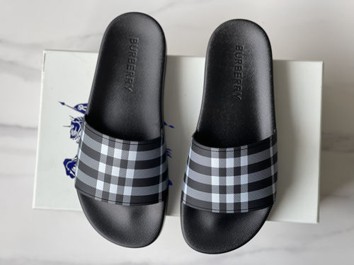 Burberry Check Slides Casual Comfortable Lightweight