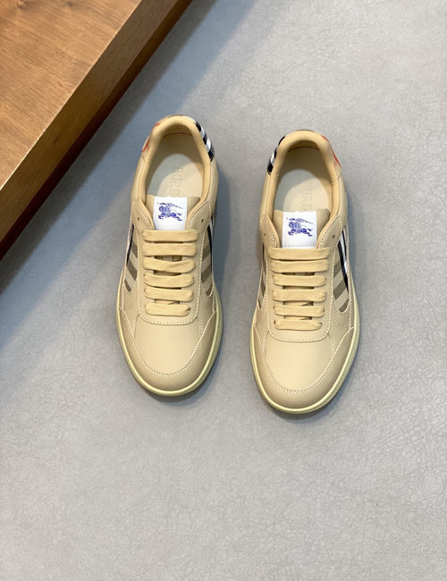 Burberry Check Terrace Casual Sneakers With EKD Detail