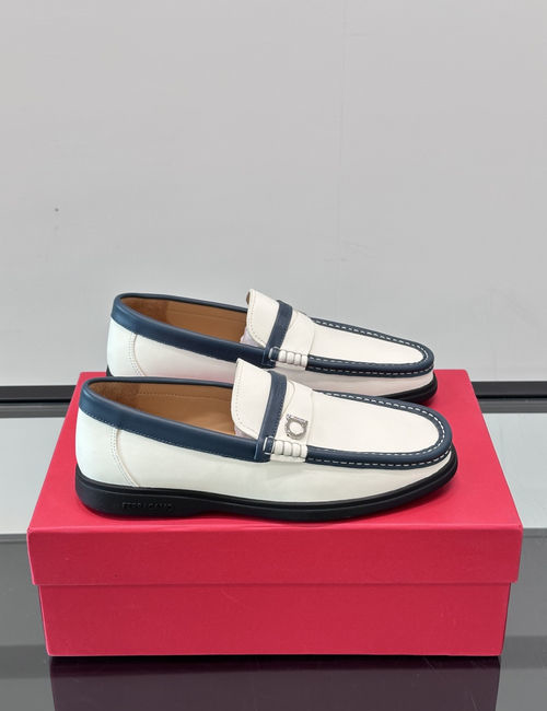 Ferragamo Genuine Leather Casual Dress Shoes