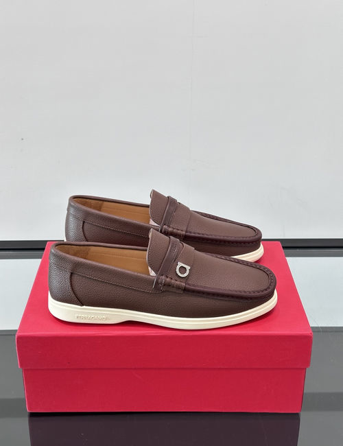 Ferragamo Genuine Leather Casual Dress Shoes