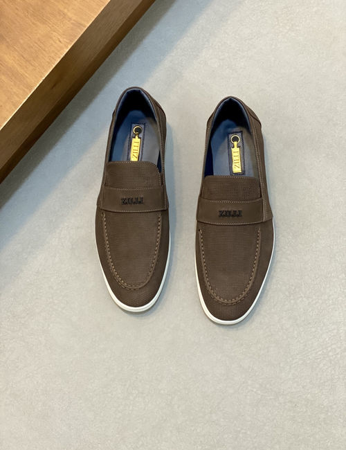 Zilli Hollow-out Leather Shoes With Latex Insole