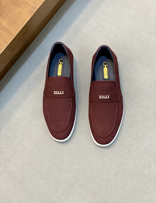 Zilli Hollow-out Leather Shoes With Latex Insole