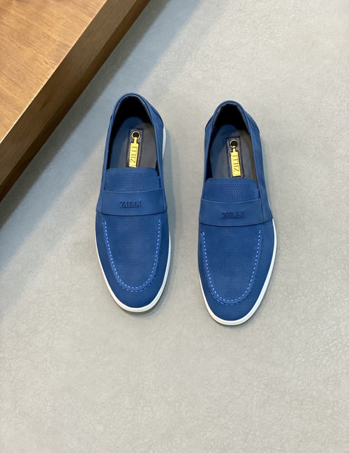 Zilli Hollow-out Leather Shoes With Latex Insole