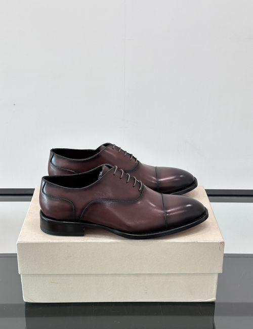 Santoni Cowhide Leather Sole Dress Shoes