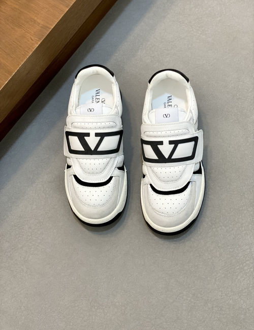 Valentino Velcro Low-top Leather Sports Shoes