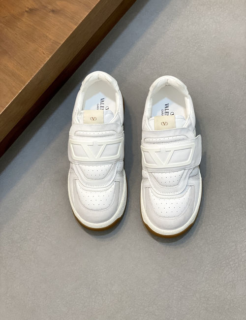 Valentino Velcro Low-top Leather Sports Shoes