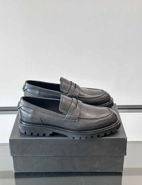 Dolce & Gabbana DG Thick Sole Leather Formal Casual Shoes