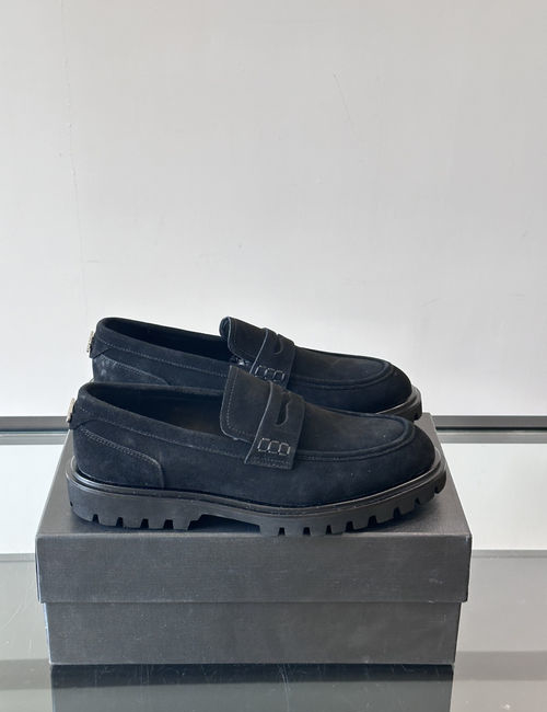 Dolce & Gabbana DG Thick Sole Leather Formal Casual Shoes