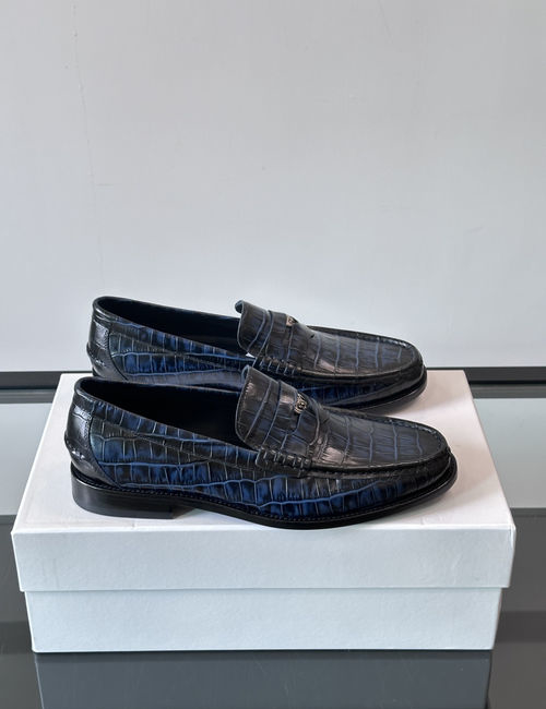Versace Classic Business Dress Shoes With Cowhide Upper