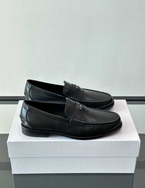 Versace Classic Business Dress Shoes With Cowhide Upper