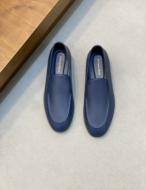 Stefano Ricci Formal Casual Leather Shoes With Buckle