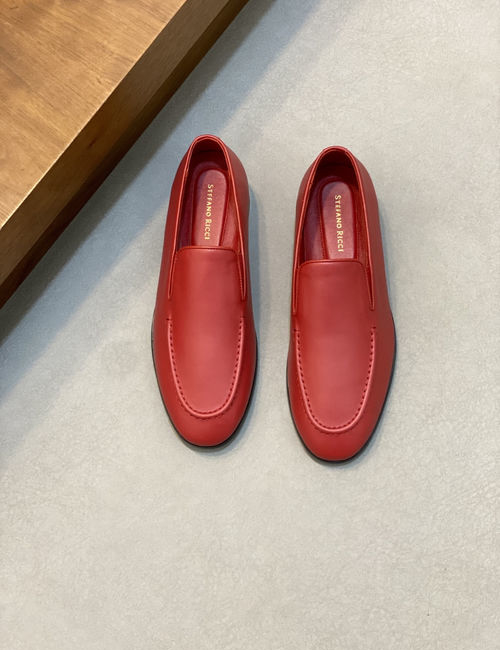 Stefano Ricci Formal Casual Leather Shoes With Buckle