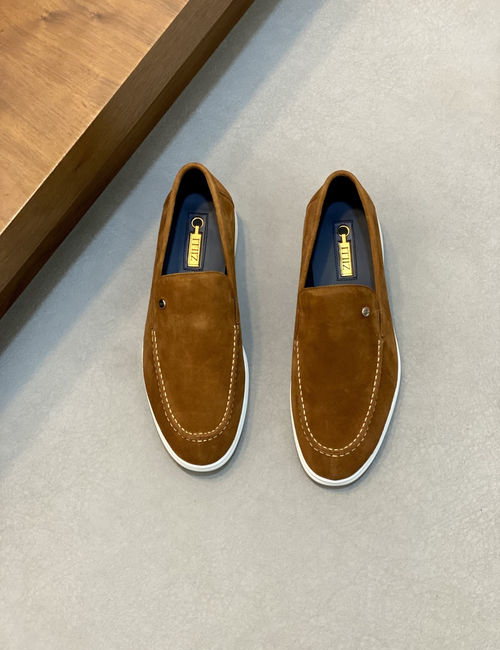 Zilli Hollow Out Loafers Latex Insole