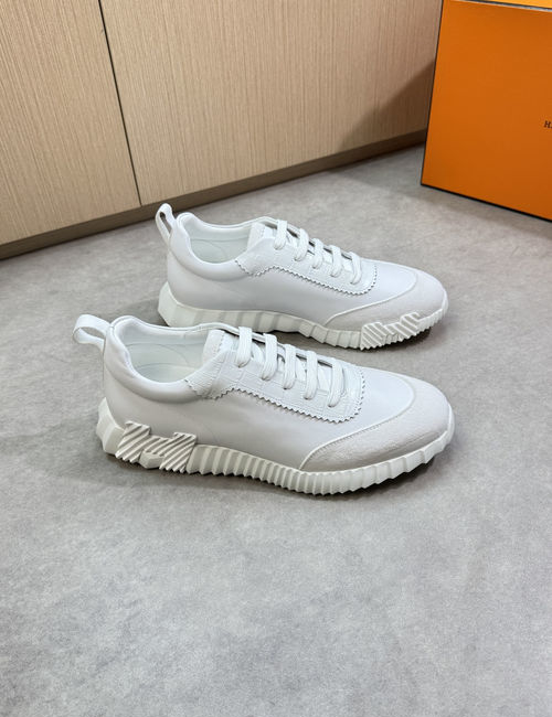 Hermes Premium Leather Casual Sneakers