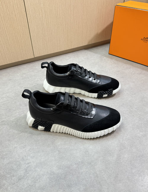 Hermes Premium Leather Casual Sneakers