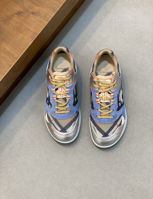 Burberry Plaid Knit Neptune Sneakers