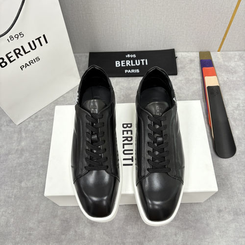Berluti Stellar Scritto Pattern Casual Sneakers