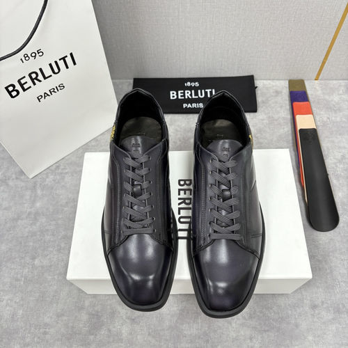 Berluti Stellar Scritto Pattern Casual Sneakers