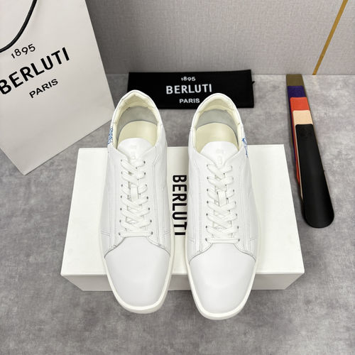 Berluti Stellar Scritto Pattern Casual Sneakers